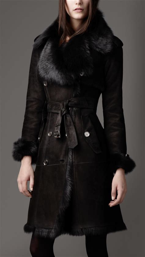 burberry black shearling cara|burberry clothing website.